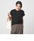 グロッシー フレンチスリーブ Tシャツ 制菌