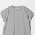 グロッシー フレンチスリーブ Tシャツ 制菌