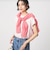グロッシー フレンチスリーブ Tシャツ 制菌