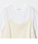 【WEB限定】＜at ease＞レースキャミ × Tシャツ セット