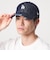【別注】＜NEW ERA＞9TWENTY ダメージ デニム LA キャップ ネイビー