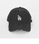 【別注】＜NEW ERA＞9TWENTY ダメージ デニム LA キャップ ブラック