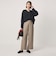 ネップツイル ストレート パンツ マシンウォッシャブル