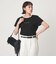 ＜To b. by agnes b.コラボ＞ロゴ リンガー Tシャツ