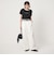 ＜To b. by agnes b.コラボ＞ロゴ リンガー Tシャツ