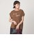 ＜To b. by agnes b.コラボ＞ロゴ フレンチスリーブ Tシャツ