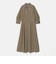 ［size SHORTあり］シャツ襟 フィット＆フレア タック 5分袖 ワンピース