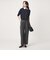 2WAY レース ポロ襟 5分袖 ニット カーディガン