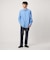 【WEB限定】JUST fit コットンライク リラックス シルエット 長袖 シャツ