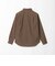 【WEB限定】JUST fit コットンライク ポリエステル 長袖 シャツ