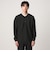 【WEB限定】ガーター編み ヘンリーネック ニット