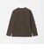 オーガニック コットン ポンチ クルーネック 長袖 Tシャツ