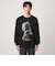 フェルメール クルーネック プリント 長袖 Tシャツ