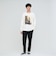 フェルメール クルーネック プリント 長袖 Tシャツ
