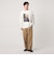 フェルメール クルーネック プリント 長袖 Tシャツ