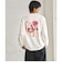 フェルメール クルーネック プリント 長袖 Tシャツ