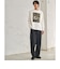 フェルメール クルーネック プリント 長袖 Tシャツ