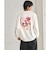 フェルメール クルーネック プリント 長袖 Tシャツ