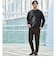 【WEB限定】JUST fit クリーン カノコ ワイド クルーネック 長袖 Tシャツ -抗菌-