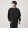 【WEB限定】JUST fit クリーン カノコ ワイド クルーネック 長袖 Tシャツ -抗菌-