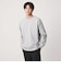 【WEB限定】JUST fit クリーン カノコ ワイド クルーネック 長袖 Tシャツ -抗菌-