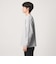 【WEB限定】JUST fit クリーン カノコ ワイド クルーネック 長袖 Tシャツ -抗菌-