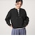 【WEB限定】＜at ease＞ダブルフェイス レースアップ プルオーバー カットソー