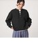 【WEB限定】＜at ease＞ダブルフェイス レースアップ プルオーバー カットソー