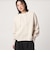 【WEB限定】＜at ease＞ダブルフェイス レースアップ プルオーバー カットソー