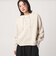 【WEB限定】＜at ease＞ダブルフェイス レースアップ プルオーバー カットソー