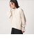 【WEB限定】＜at ease＞ダブルフェイス レースアップ プルオーバー カットソー