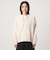 【WEB限定】＜at ease＞ダブルフェイス レースアップ プルオーバー カットソー