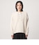 【WEB限定】＜at ease＞ダブルフェイス レースアップ プルオーバー カットソー
