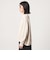 【WEB限定】＜at ease＞ダブルフェイス レースアップ プルオーバー カットソー