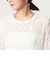 【WEB限定】＜at ease＞レース プルオーバー カットソー