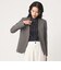 ［size SHORT/TALLあり］ライト ダブルクロス ノーラペル ジャケット