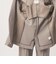 ［size SHORT/TALLあり］ライト ダブルクロス ノーラペル ジャケット
