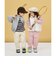 【スタメンシリーズ】ストレッチ ヘリンボーン カーブパンツ / キッズ 100cm-160cm