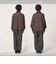 【スタメンシリーズ】ストレッチ ヘリンボーン カーブパンツ / キッズ 100cm-160cm