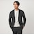 【WEB限定】JUST fit ウールライク ナロー セットアップ ジャケット＆パンツ -ストレッチ-