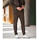 【WEB限定】JUST fit ウールライク ナロー セットアップ ジャケット＆パンツ -ストレッチ-