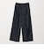 ［size SHORT/TALLあり］ニーハイワイド パンツ デニム ストレッチ