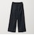 ［size SHORT/TALLあり］ニーハイワイド パンツ デニム ストレッチ