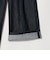 ［size SHORT/TALLあり］ニーハイワイド パンツ デニム ストレッチ