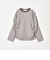 【COOL CHIC GIRLS STYLE】ボーダー シャーリング プルオーバー / キッズ120cm-160cm
