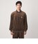 【別注】＜UMBRO＞ベロア 長袖 ポロシャツ