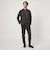 【WEB限定】JUST fit ミニチェック ナロー セットアップ ジャケット＆パンツ -ストレッチ-
