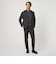 【WEB限定】JUST fit ミニチェック ナロー セットアップ ジャケット＆パンツ -ストレッチ-