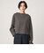 ＜スタイリスト兵藤千尋さんコラボ＞クロップド ワイド ロングスリーブ Tシャツ UVカット