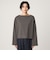 ＜スタイリスト兵藤千尋さんコラボ＞クロップド ワイド ロングスリーブ Tシャツ UVカット